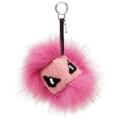 fendi monster bag charm|fendi fox fur charm.